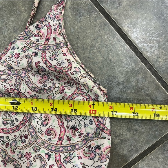 Oui Collection Womens Floral Multi Tiered Maxi Dress Sz 40 Boho Coastal Beachy - Picture 2 of 10